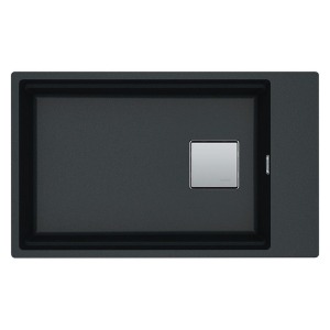 Franke Kubus 2 KNG 110-62 Fragranite Nero Tezgah altı evye - Franke