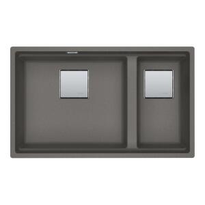 Franke Kubus KNG 120 Stone Grey, Tezgah Altı Evye - Franke