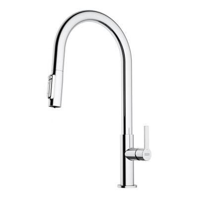 Franke Clear Water Dahili Su Arıtma Filtreli Mutfak Armatürü, Spiralli, Krom - 1