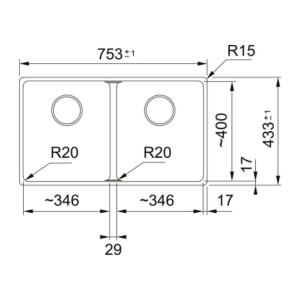 Franke Maris MRG 120-35-35 Granit Evye Sahara - 2
