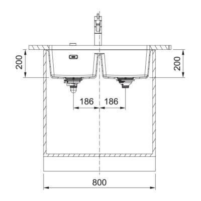 Franke Maris MRG 120-35-35 Granit Evye Sahara - 3