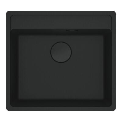 Franke Maris MRG 610-52 Matt Black Evye, Tezgah Üstü - 1