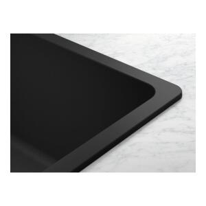 Franke Maris MRG 620-35-35 Granit, Matt Black, Tezgah Üstü Evye - 4