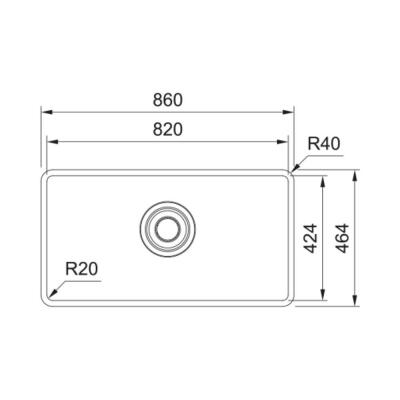 Franke Maris Quiet MQX 110-82 Paslanmaz Çelik Evye - 2