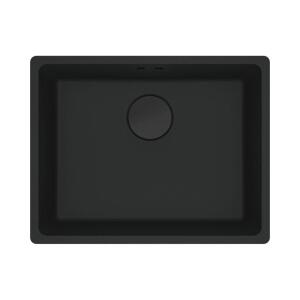 Franke MRG 110-52 Granit Evye, Matt Black, Tezgahaltı, Tek hazne, 52x40 cm - Franke