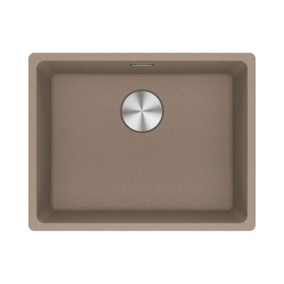Franke MRG 110-52 Granit Evye, Oyster, Tezgahaltı, Tek hazne, 52x40 cm - 1