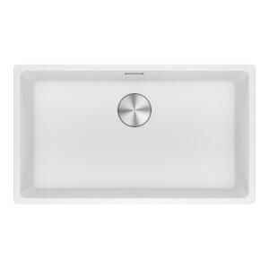Franke MRG 110-72 Granit Evye, Bianco, Tezgahaltı, Tek hazne, 72x40 cm - Franke