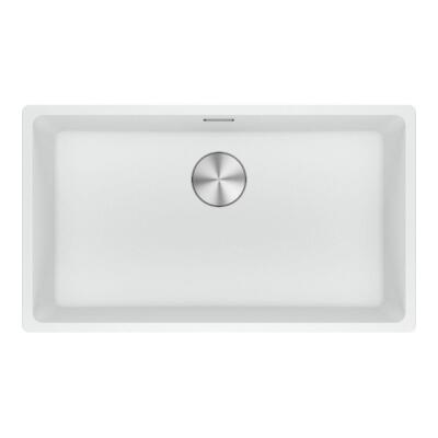 Franke MRG 110-72 Granit Evye, Bianco, Tezgahaltı, Tek hazne, 72x40 cm - 1