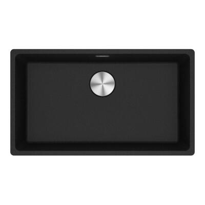Franke MRG 110-72 Granit Evye, Nero, Tezgahaltı, Tek hazne, 72x40 cm - 1