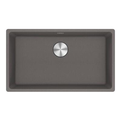 Franke MRG 110-72 Granit Evye, Stone Grey, Tezgahaltı, Tek hazne, 72x40 cm - 1