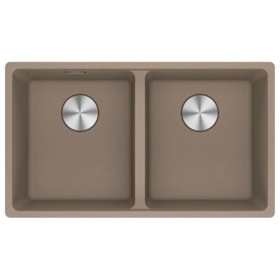 Franke MRG 120-35-35 Granit Oyster Renk Evye, ACTIVE PLUS DOCCIA 2.0 Oyster Armatür, Sıvı Sabunluk Oyster Renk - 2