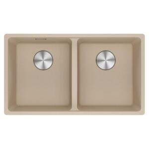 Franke MRG 120-35-35 Granit Avena Renk Evye, ACTIVE PLUS DOCCIA 2.0 Krom Renk Armatür, Sıvı Sabunluk Avena Renk - 4