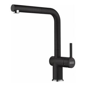 Franke MRG 120-35-35 Granit Siyah Renk Evye, ACTIVE PLUS DOCCIA 2.0 Siyah Renk Armatür, Sıvı Sabunluk Siyah Renk - 3