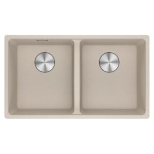 Franke MRG 120-35-35 Granit Sahara Renk Evye, ACTIVE PLUS DOCCIA 2.0 Sahara Armatür, Sıvı Sabunluk Sahara Renk - 3