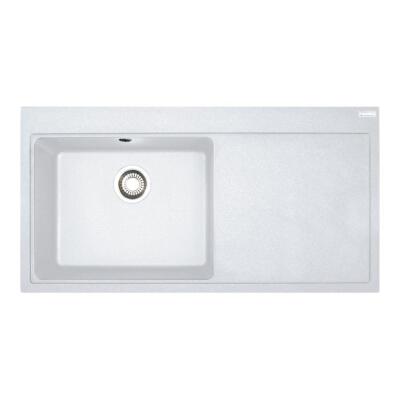 Franke MTG 611-100 Bianco Renk, Sağ Taraf Damlalıklı Eviye - 1