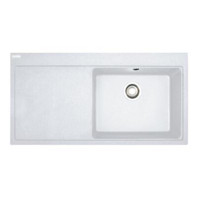 Franke MTG 611-100 Bianco Renk, Sol Taraf Damlalıklı Eviye - 1