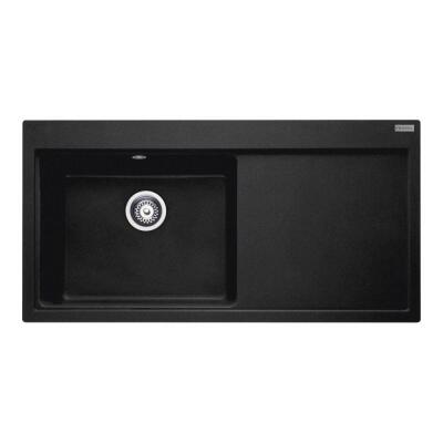 Franke MTG 611-100 Nero Renk, Sağ Taraf Damlalıklı Eviye - 1