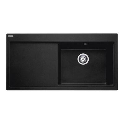 Franke MTG 611-100 Nero Renk, Sol Taraf Damlalıklı Eviye - 1