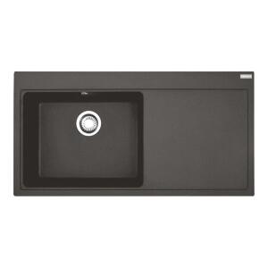 Franke MTG 611-100 Slate Grey Renk, Sağ Taraf Damlalıklı Eviye - Franke