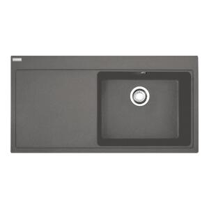 Franke MTG 611-100 Stone Grey Renk, Sol Taraf Damlalıklı Eviye - Franke