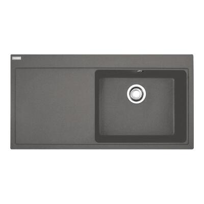 Franke MTG 611-100 Stone Grey Renk, Sol Taraf Damlalıklı Eviye - 1