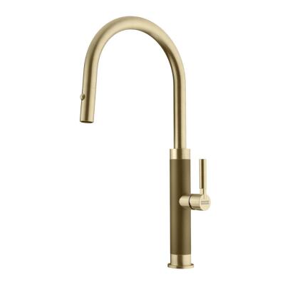 Franke MYTHOS BXM 210/110-50 Paslanmaz Çelik Gold Evye, MYTHOS Spiralli Gold Armatür, Sıvı Sabunluk Gold - 2