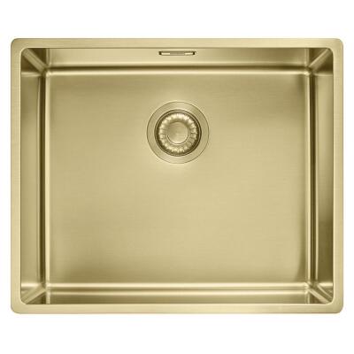 Franke MYTHOS BXM 210/110-50 Paslanmaz Çelik Gold Evye, MYTHOS Spiralli Gold Armatür, Sıvı Sabunluk Gold - 4