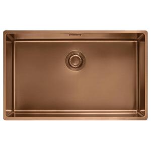 Franke MYTHOS BXM 210/110-68 Paslanmaz Çelik Copper Evye, MYTHOS Spiralli Copper Armatür, Sıvı Sabunluk Copper - 4