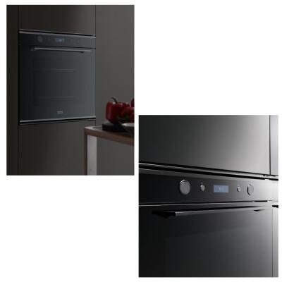 Franke Mythos FMY 98 P BK Black Ankastre Fırın, Turbo, Siyah Cam - 4