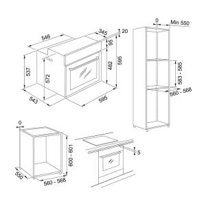 Franke Mythos FMY 99 HS XS Ankastre Buharlı Fırın, Siyah ve Inox - 2