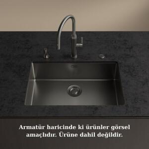 Franke Mythos Masterpiece Armatür, Antrasit Renk, Spiralli Armatür - 6