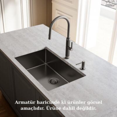 Franke Mythos Masterpiece Armatür, Antrasit Renk, Spiralli Armatür - 7