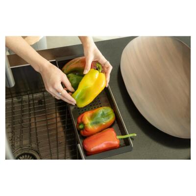 Franke MYTHOS MASTERPIECE Evye İçin Paslanmaz Çelik Yarım Hazne Süzgeci, Antrasit - 3