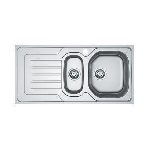 Franke OLX 651 Onda Line Evye, 1,5 Hazne, Sol Damlalıklı, Inox - Franke