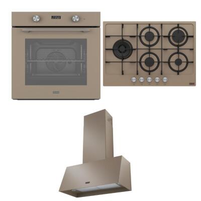 Franke Oyster Set 4, Fırın, Ocak, Davlumbaz, Evye ve Armatür, İstiridye Rengi - 2