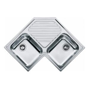 Franke PNX 621 E Paslanmaz Çelik Köşe Evye, Progresso, 83x83x50cm - 1