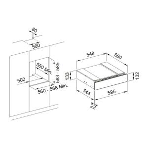 Franke Şaraplık Aksesuar Çekmecesi FMY 14 WCRD BK - 2