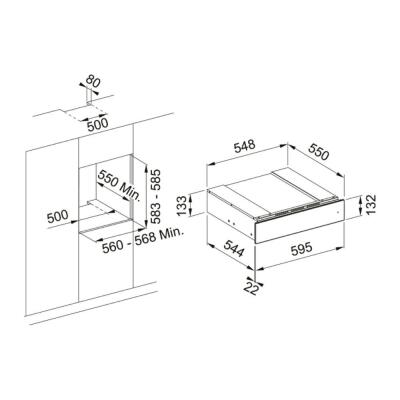 Franke Şaraplık Aksesuar Çekmecesi FMY 14 WCRD BK - 2