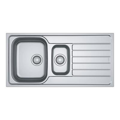 Franke SKX 651 Paslanmaz Çelik Evye, Sağdan damlalıklı, 1,5 Hazne, 100x50cm - 1