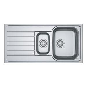 Franke SKX 651 Paslanmaz Çelik Evye, Soldan damlalıklı, 1,5 Hazne, 100x50cm - Franke
