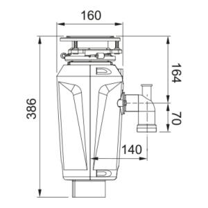 Franke SLIM 100 Çöp Öğütücü - 2