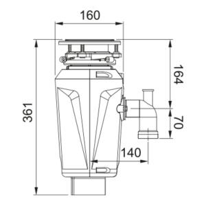 Franke SLIM 50 Çöp Öğütücü - 2