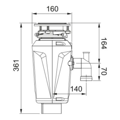 Franke SLIM 50 Çöp Öğütücü - 2