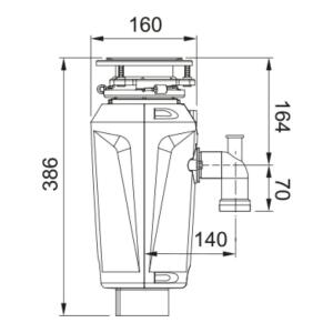Franke SLIM 75 Çöp Öğütücü - 4