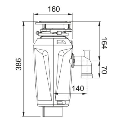 Franke SLIM 75 Çöp Öğütücü - 4