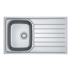 Franke SKX 611 Paslanmaz Çelik Evye, Sağ damlalıklı, 86x50cm - 1