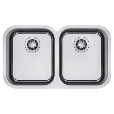 Franke SRX 120-34-34 Inox Evye, Tezgah Altı, 76x44 cm - 1