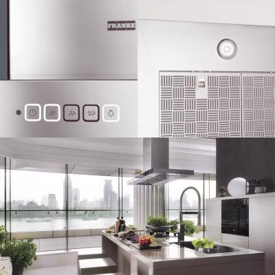 Franke 905 I BK MATT/900 Ada Format Tale Davlumbaz, Mat Siyah Renk, 90 cm - 2