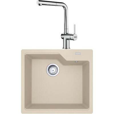 Franke UBG 610-56 Granit Avena Evye, ACTIVE PLUS DOCCIA 2.0 Spiralli, Krom Armatür - 1