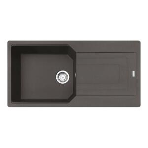Franke Urban UBG 611-100 Granit Evye, Slate Grey (arduvaz gri), Tek hazne, Damlalıklı, 100x50 cm - Franke
